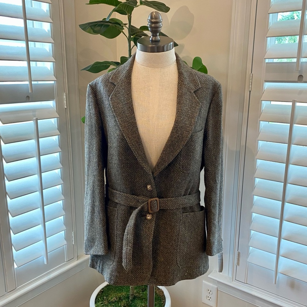 Willis & Geiger vintage twill tweed wool b-jacket